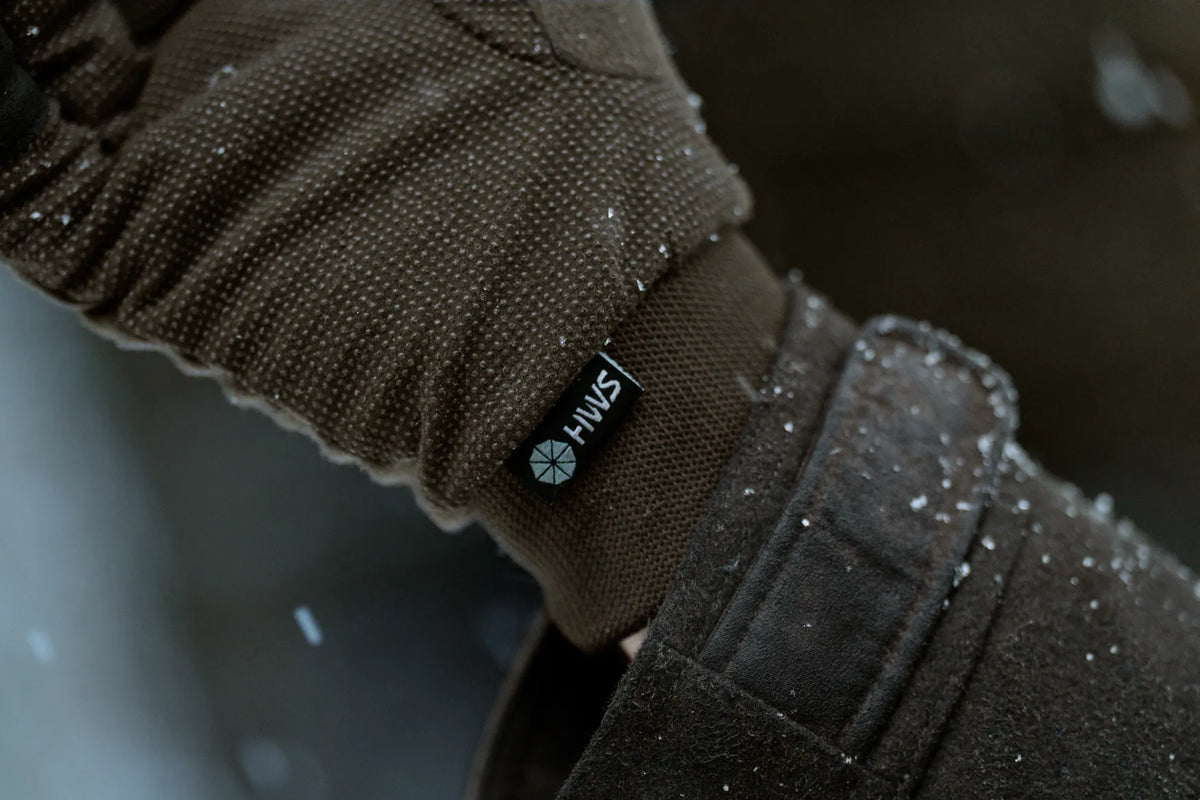 Härkila Garor HWS Gloves with Foldback Finger, hunting green