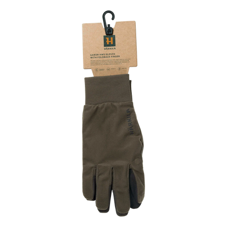 Härkila Garor HWS Gloves with Foldback Finger, hunting green