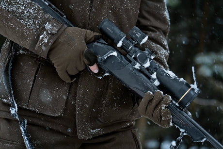 Härkila Garor HWS Gloves with Foldback Finger, hunting green