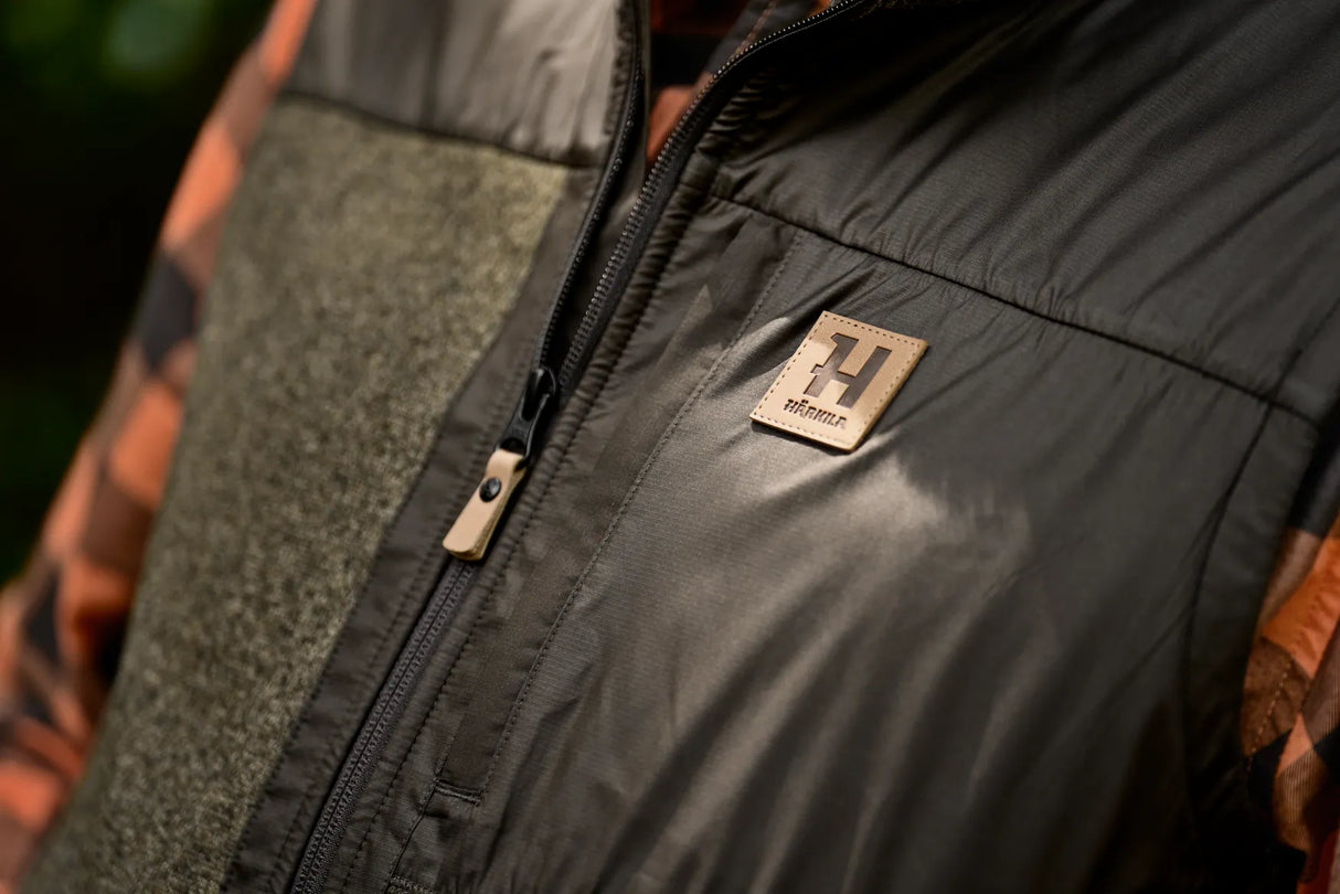 Härkila Kalix Fleece Waistcoat, willow green/shadow brown