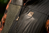 Härkila Kalix Fleece Waistcoat, willow green/shadow brown