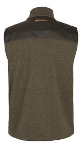 Härkila Kalix Fleece Waistcoat, willow green/shadow brown