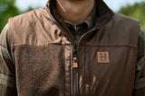 Härkila Kalix Fleece Waistcoat, dark earth