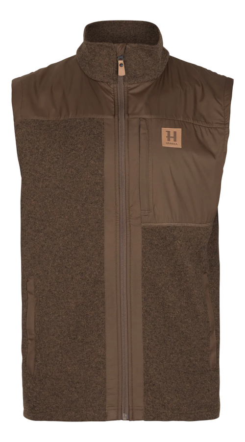 Härkila Kalix Fleece Waistcoat, dark earth