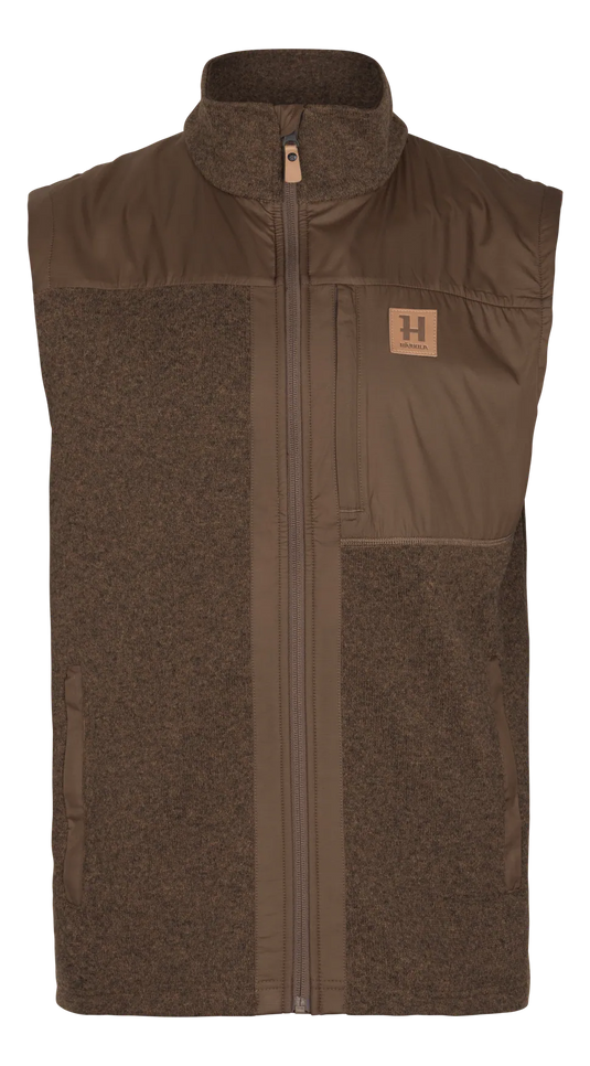 Härkila Kalix Fleece Waistcoat, dark earth