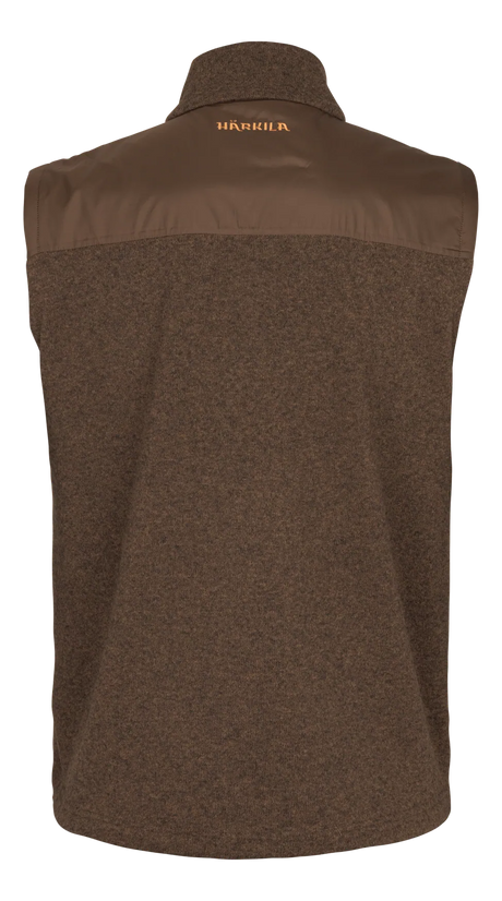 Härkila Kalix Fleece Waistcoat, dark earth