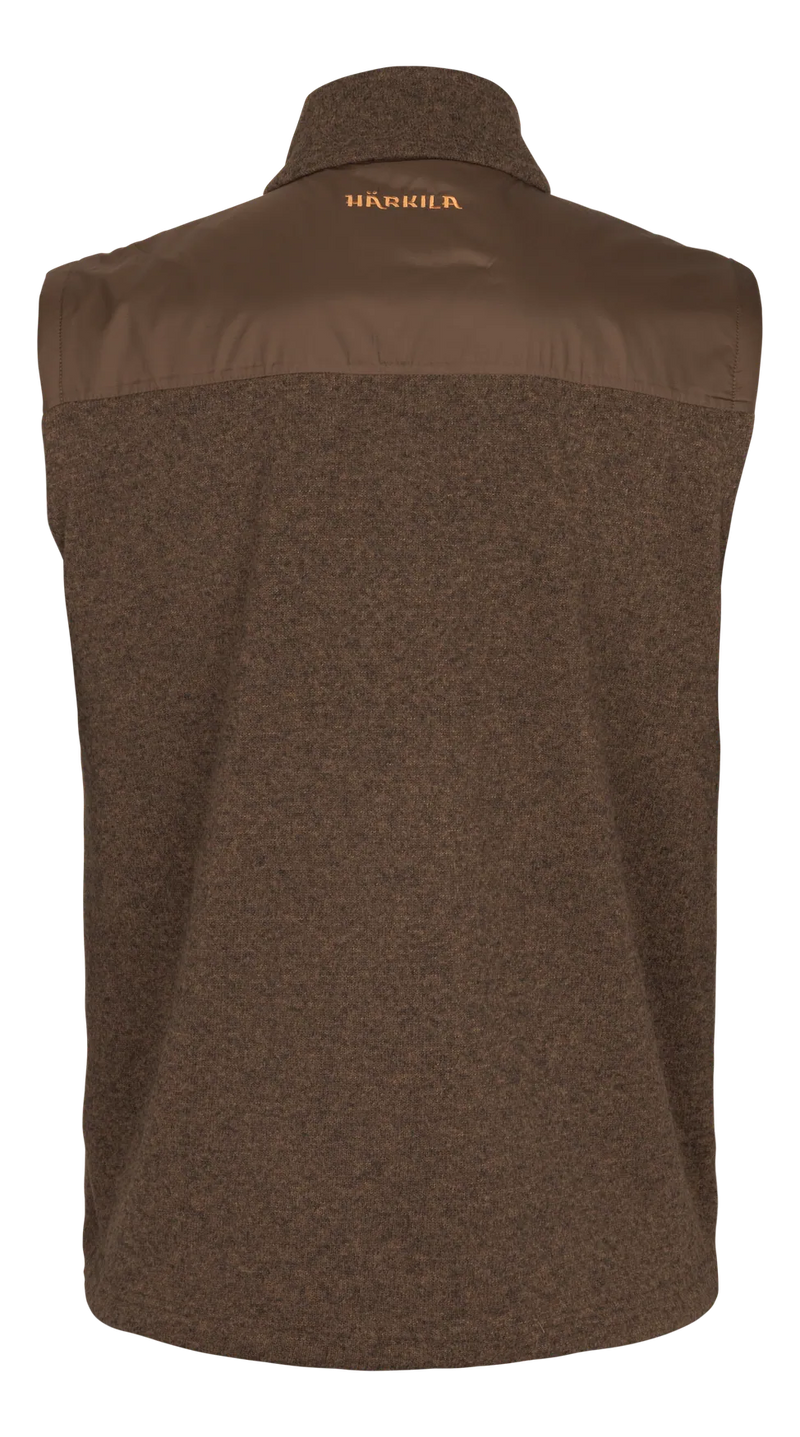 Afbeelding laden in Galerijviewer, Härkila Kalix Fleece Waistcoat, dark earth
