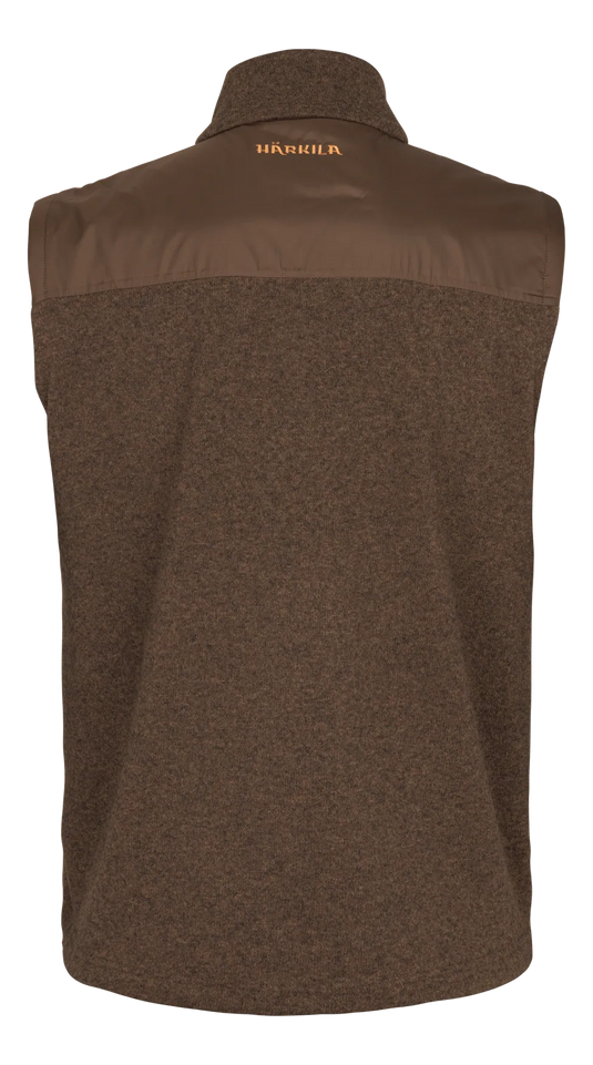 Härkila Kalix Fleece Waistcoat, dark earth