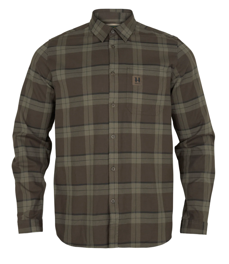 Afbeelding laden in Galerijviewer, Härkila Fjell L/S Shirt, green check
