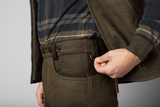 Härkila Pro Hunter Leather Trousers, willow green