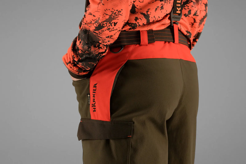 Afbeelding laden in Galerijviewer, Härkila Wildboar Pro Trousers, wildboar orange/willow green
