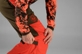 Härkila Wildboar Pro Trousers, wildboar orange/willow green