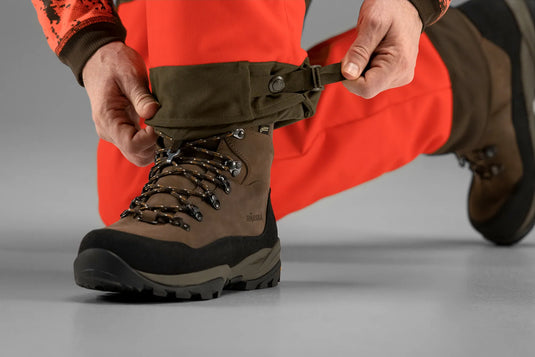 Härkila Wildboar Pro Trousers, wildboar orange/willow green