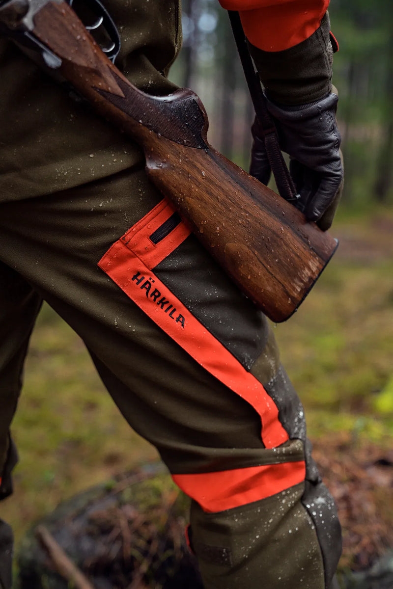 Afbeelding laden in Galerijviewer, Härkila Pro Hunter Dog keeper GTX trousers, willow green/orange
