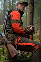 Härkila Pro Hunter Dog keeper GTX trousers, willow green/orange