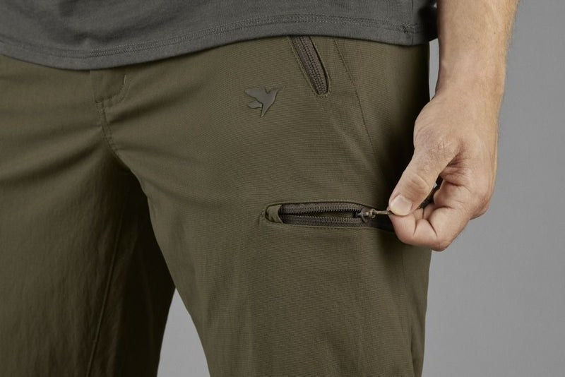 Afbeelding laden in Galerijviewer, Seeland Outdoor Stretch Trousers Men, pine green

