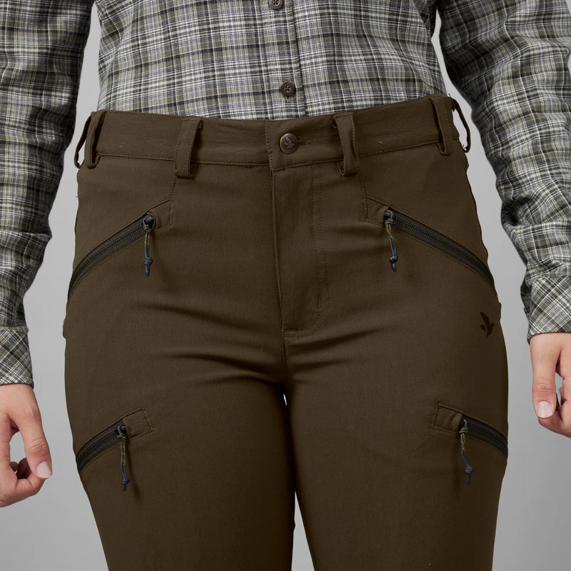 Afbeelding laden in Galerijviewer, Seeland Larch Stretch Trousers Women, pine green
