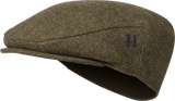 Härkila Kenmore Classic Flat Cap, forest green/herringbone