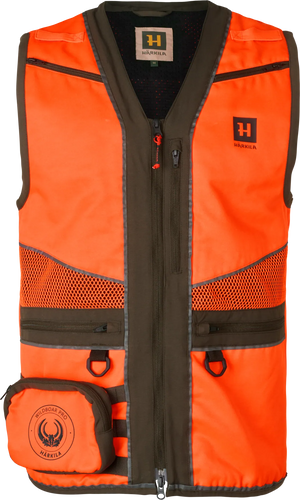 Härkila Wildboar Pro Blaze Waistcoat, orange blaze/brown