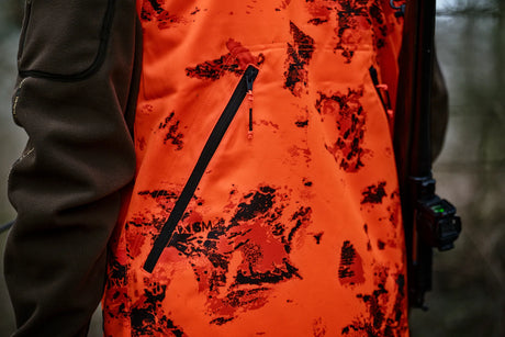 Härkila Wildboar Pro Blaze Camo Waistcoat, AXIS MSP CE Orange