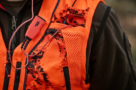 Härkila Wildboar Pro Blaze Camo Waistcoat, AXIS MSP CE Orange