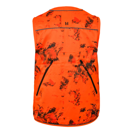 Härkila Wildboar Pro Blaze Camo Waistcoat, AXIS MSP CE Orange
