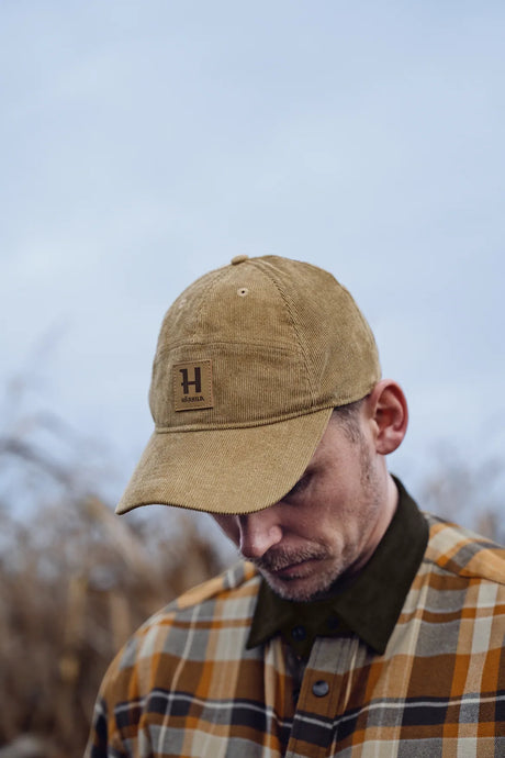 Härkila corduroy cap Elmwood