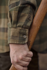 Asmund L/S shirt Beech green check