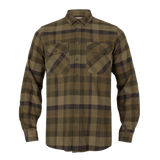 Asmund L/S shirt Beech green check