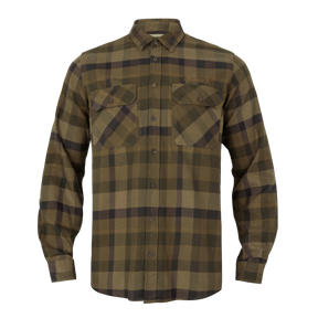 Asmund L/S shirt Beech green check