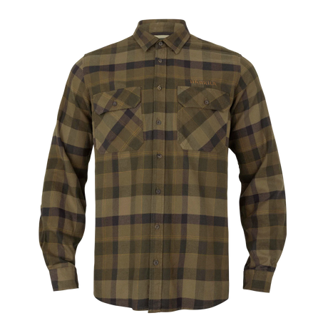 Asmund L/S shirt Beech green check