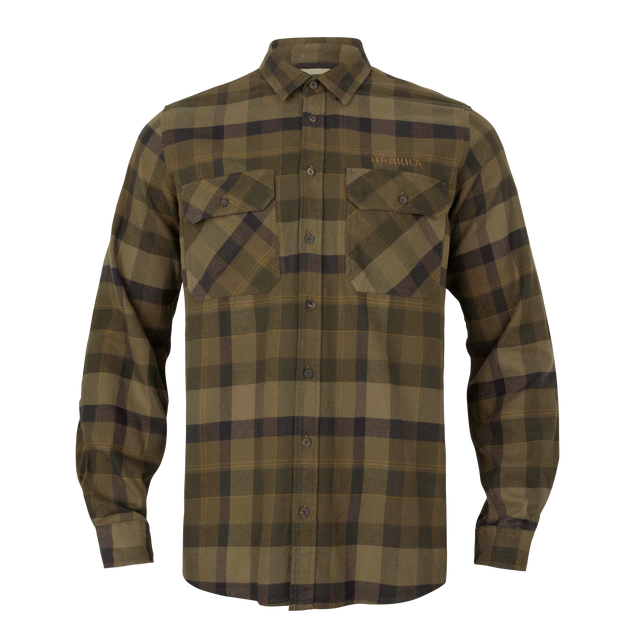 Asmund L/S shirt Beech green check