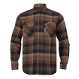 Asmund L/S shirt Rust brown check