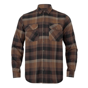 Asmund L/S shirt Rust brown check