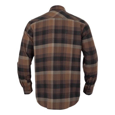 Asmund L/S shirt Rust brown check