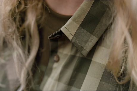 Härkila Akeena L/S Shirt Women, forest night check