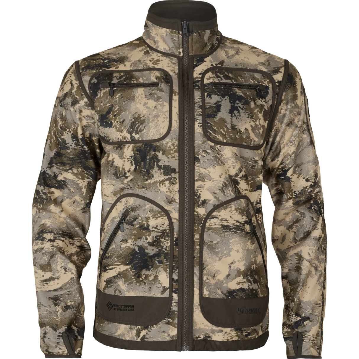 Härkila Kamko Mountain Reversible WSP Fleece Jacket, AXIS MSP Mountain/shadow brown
