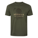 Härkila Wildboar Logo S/S T-Shirt, forest night