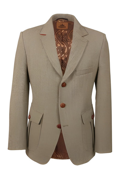 Foresta herencolbert Toby, visgraat, olive/beige