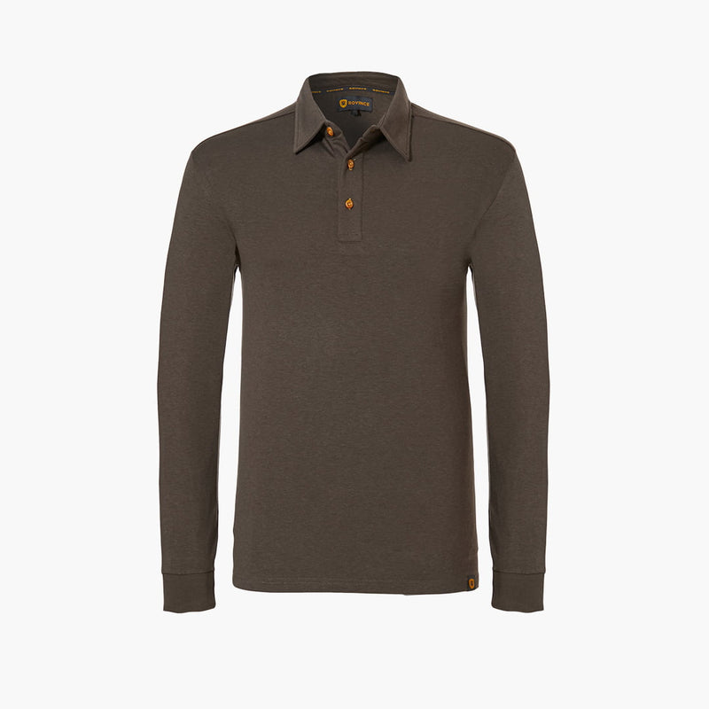 Load image into Gallery viewer, Rovince Bamboo LS Polo Man - Het Brabants Jachthuis
