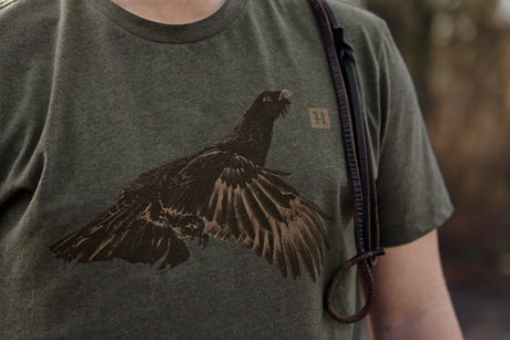 Härkila Topp S/S T-Shirt, forest night grouse