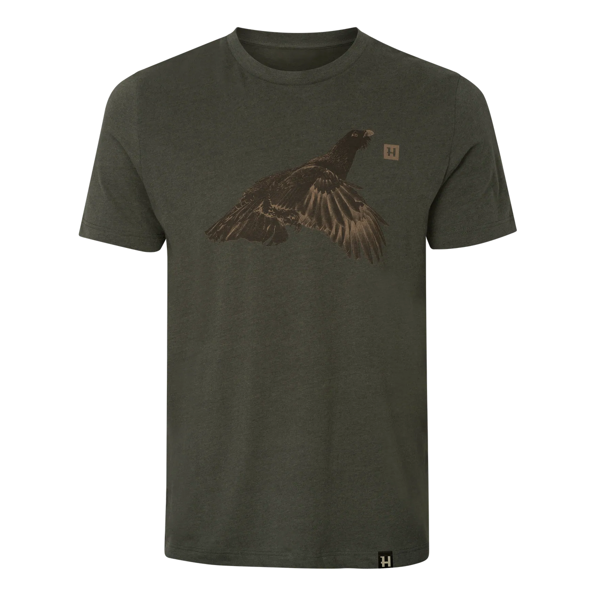 Härkila Topp S/S T-Shirt, forest night grouse