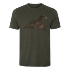 Härkila Topp S/S T-Shirt, forest night grouse