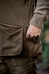 Härkila Skye Shooting Waistcoat, willow green/shadow brown