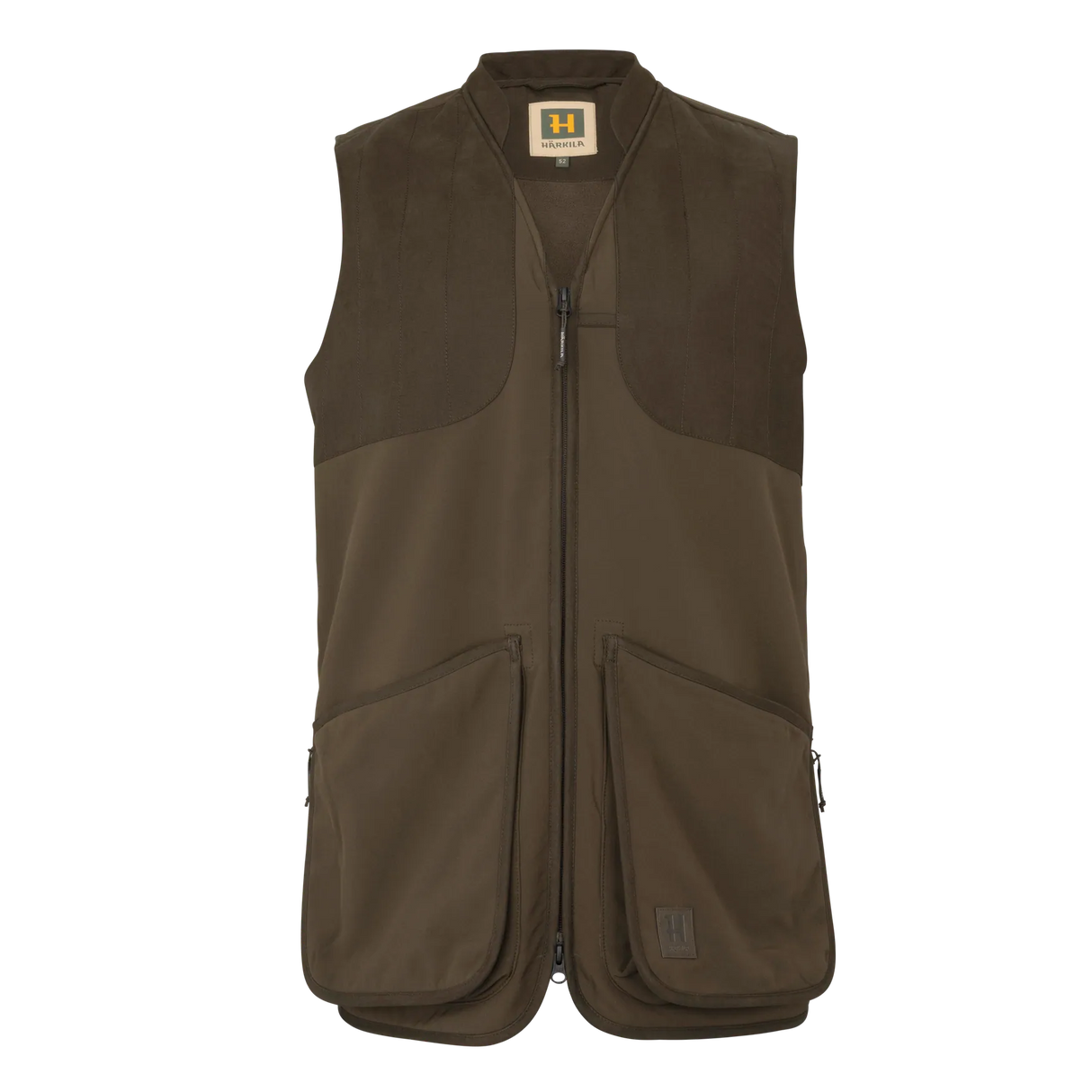 Härkila Skye Shooting Waistcoat, willow green/shadow brown