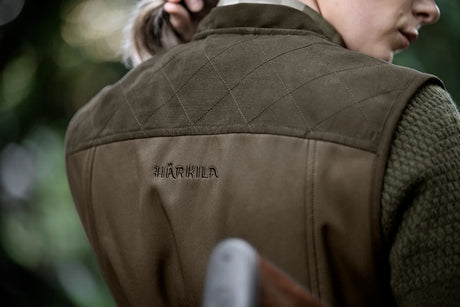 Härkila Skye Shooting Waistcoat Women, willow green/shadow brown