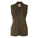 Härkila Skye Shooting Waistcoat Women, willow green/shadow brown