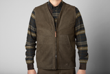 Härkila Pro Hunter Leather Waistcoat, willow green