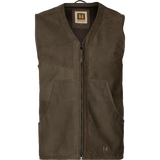 Härkila Pro Hunter Leather Waistcoat, willow green