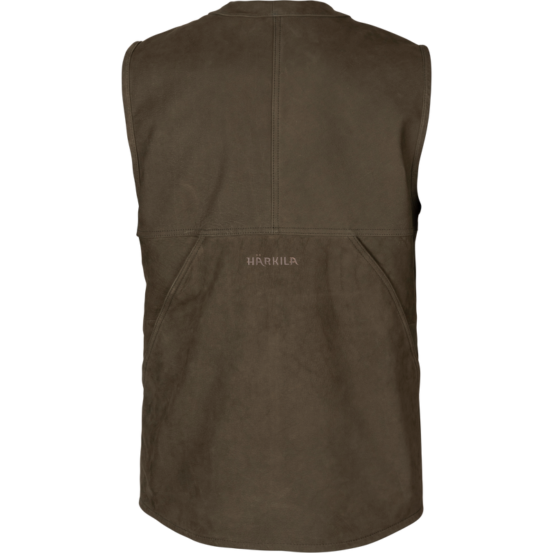 Afbeelding laden in Galerijviewer, Härkila Pro Hunter Leather Waistcoat, willow green
